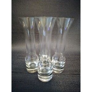 Vintage Tequila Test Tube Shooters - Set of 4 Curved Lip Shot Glasses, 2 oz